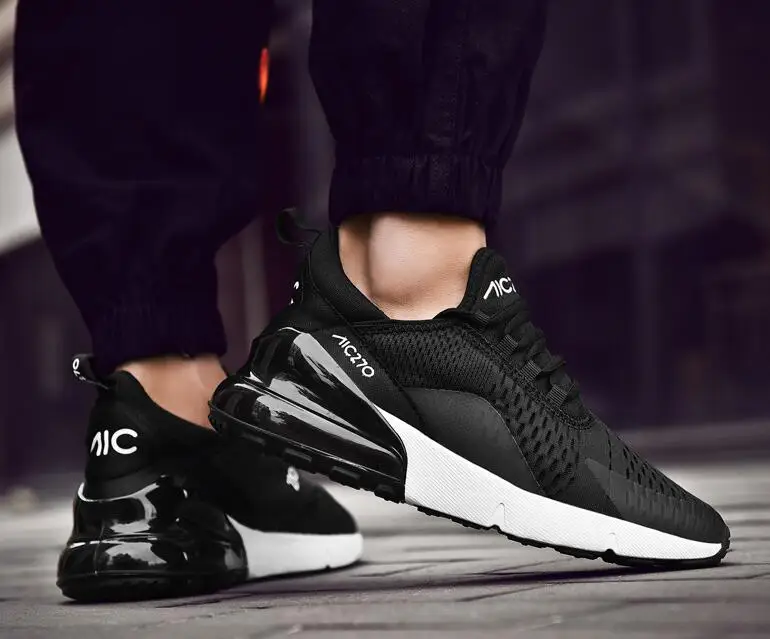 NIPKO Sports Casual Shoes Fashion MEN Women Lovers Sneakers Breathable Mesh air cushion Walking Shoes Lace Up Flat Shoes 36-47