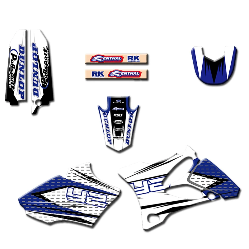 Графика фоны наклейка Наборы для Yamaha YZ85 YZ 85 2002 2003 2004 2005 2006 2007 2008 2009 2010 2011 2012 2013