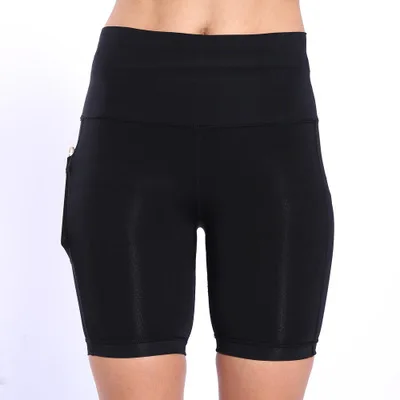 08 High-waisted BLESSKISS женские шорты для йоги, с высокой талией, для спортзала, спорта, фитнеса, одежда до колена, спандекс, Lulu, женские леггинсы с карманами - Цвет: 08 High-waisted