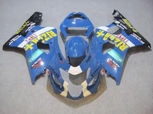 Мотоцикл обтекатель комплект для SUZUKI GSXR600 750 K4 04 05 GSXR 600 2004 2005 ABS Цвет синий черный