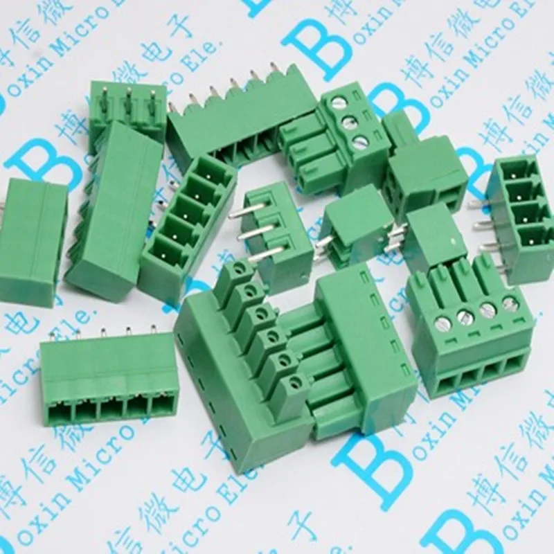 10 комплектов 15EDG 3,5/KF2EDG-3.5MM PCB Сращивание плагированный клеммный блок 2P3P4P5P6P7P8P10P прямой контакт/петельный разъем полный комплект