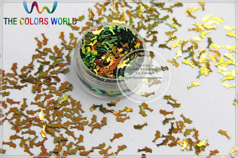 Блестки в форме рыбок для дизайна ногтей или украшения сделай сам размером 7 мм 1