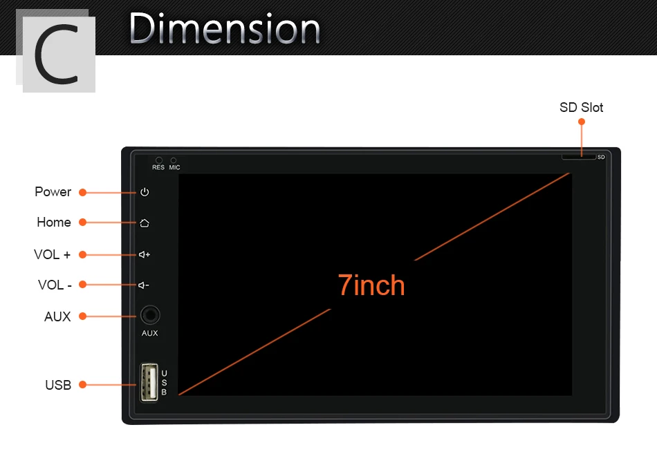 Eunavi в тире 2 Din 1024*600 HD Android 9,0 Автомобильный Кран ПК планшет 2din универсальный gps Мультимедиа Радио стерео аудио плеер 170*96