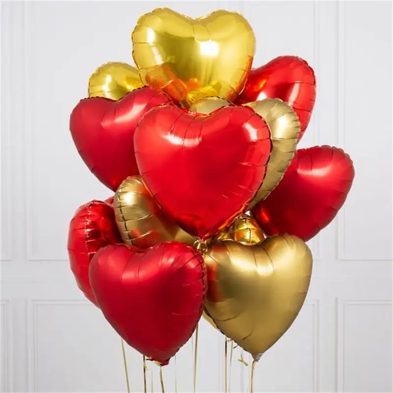 Kuchang Gold MARRY ME буква 18 дюймов сердце фольги шар День Святого Валентина бриллиантовое кольцо помолвка воздушный шар с дизайном «любовь» Свадебный шар