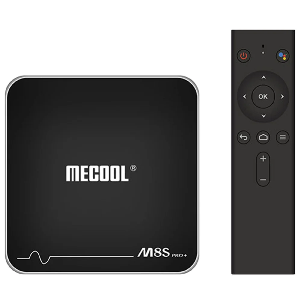 ТВ приставка MECOOL M8S PRO + Android TV OS 4K голосовое дистанционное управление Amlogic S905W 7 1 2 Гб