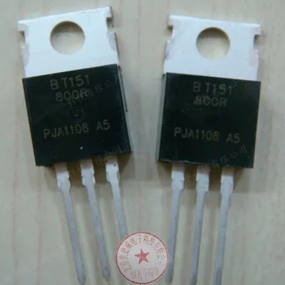 10 UNIDS BT151-800R BT151 12A800V BT151800R TO-220 | Электронные компоненты и принадлежности