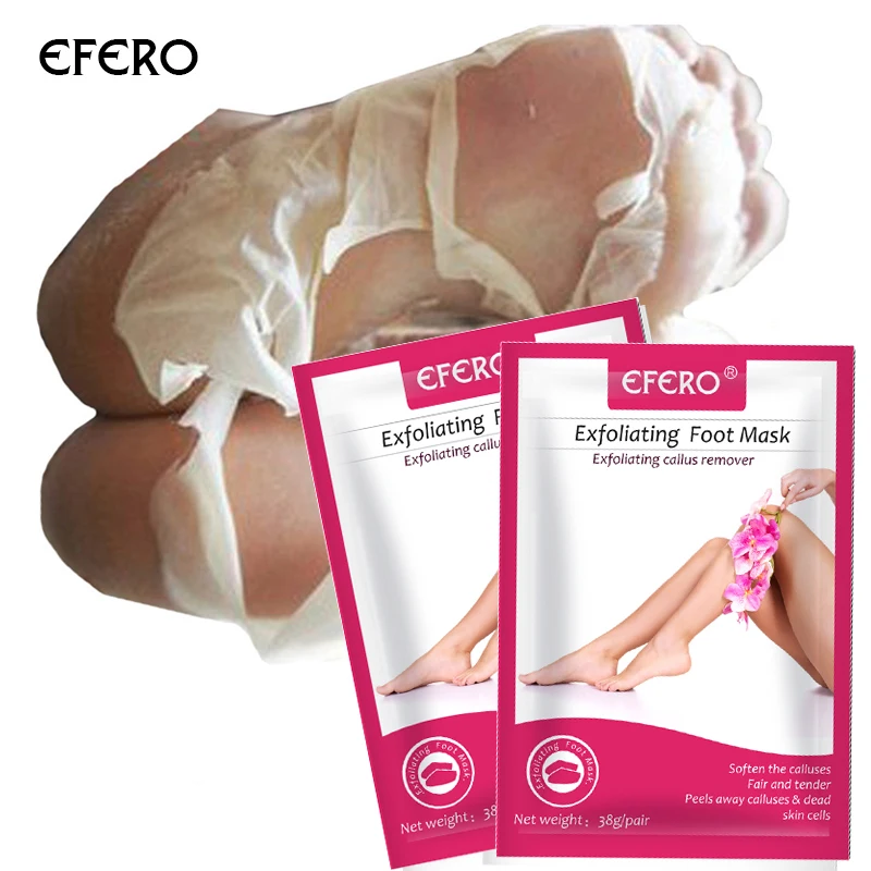 Efero 10 пар = 20 шт пилинг для ног обновление отшелушивающая маска удаление