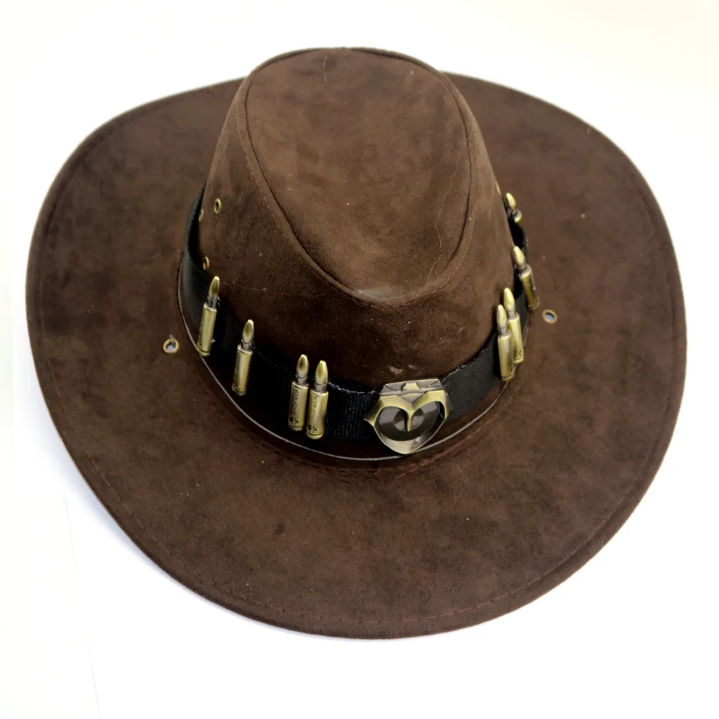 Креативная анимация Jesse Mccree Knight hat West Cowboy Bounty Hunters OW косплей реквизит декор|Игровые