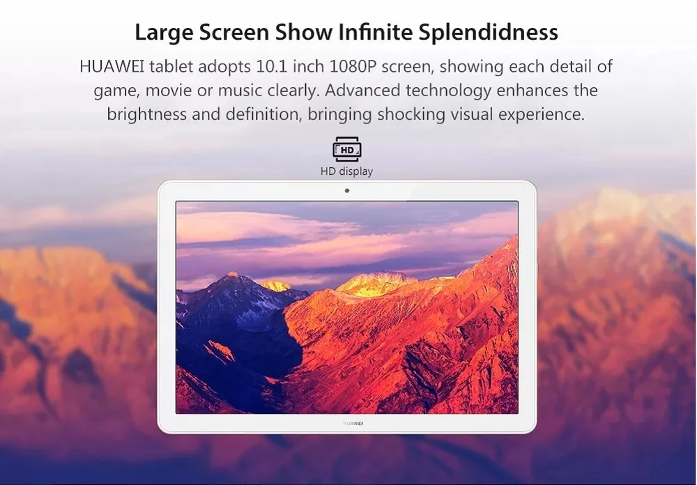 Глобальная прошивка huawei Enjoy Mediapad AGS2-WO9 10,1 дюймовый планшетный ПК Kirin 659 Восьмиядерный 4 Гб ОЗУ 64 Гб ПЗУ 1920*1200 ips WiFi gps