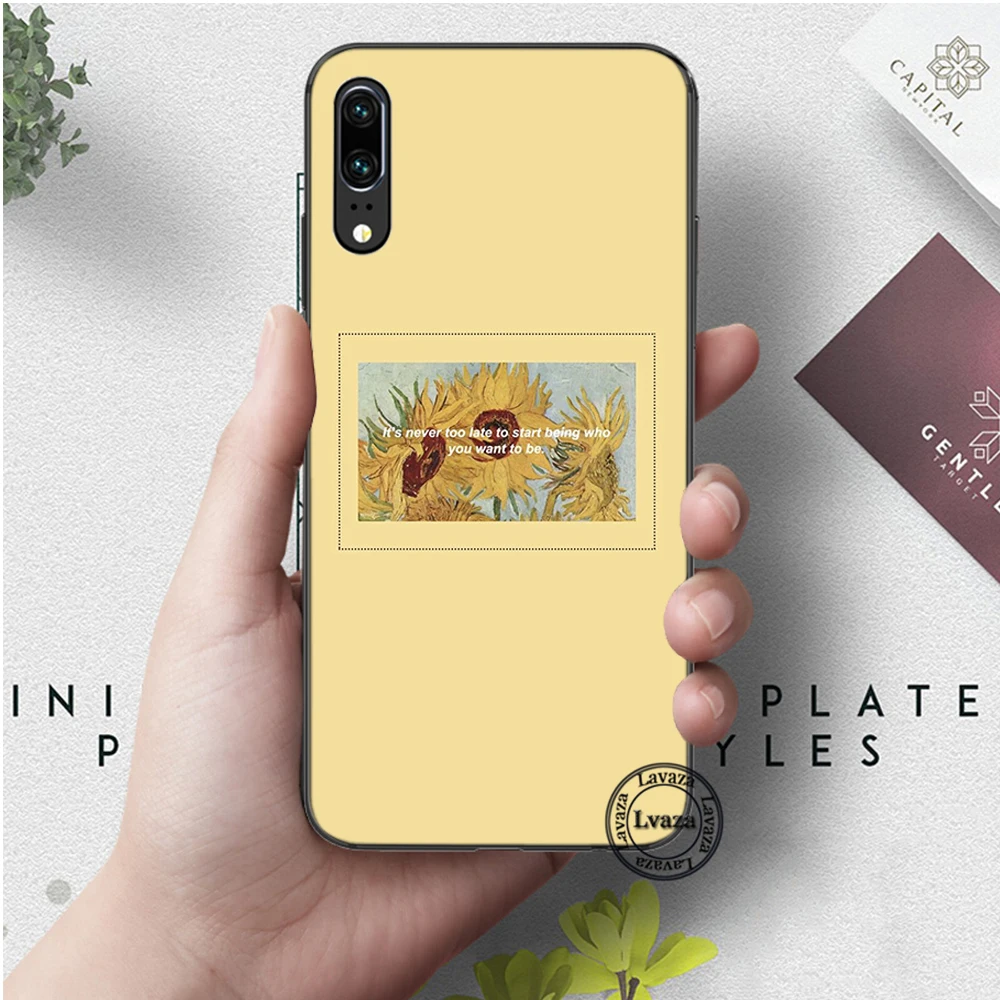 7 Силиконовый чехол с рисунком Ван Гога для huawei P8 Lite P9 Mimi P10 P20 Pro P Smart Z P30 - Цвет: 7