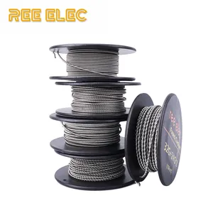 REE ELEC A1 Tiger Alien Fused Clapton нагревательный провод 5 мрулон аксессуары для электронных сигарет для RDA RDTA Tank Clapton катушки провода