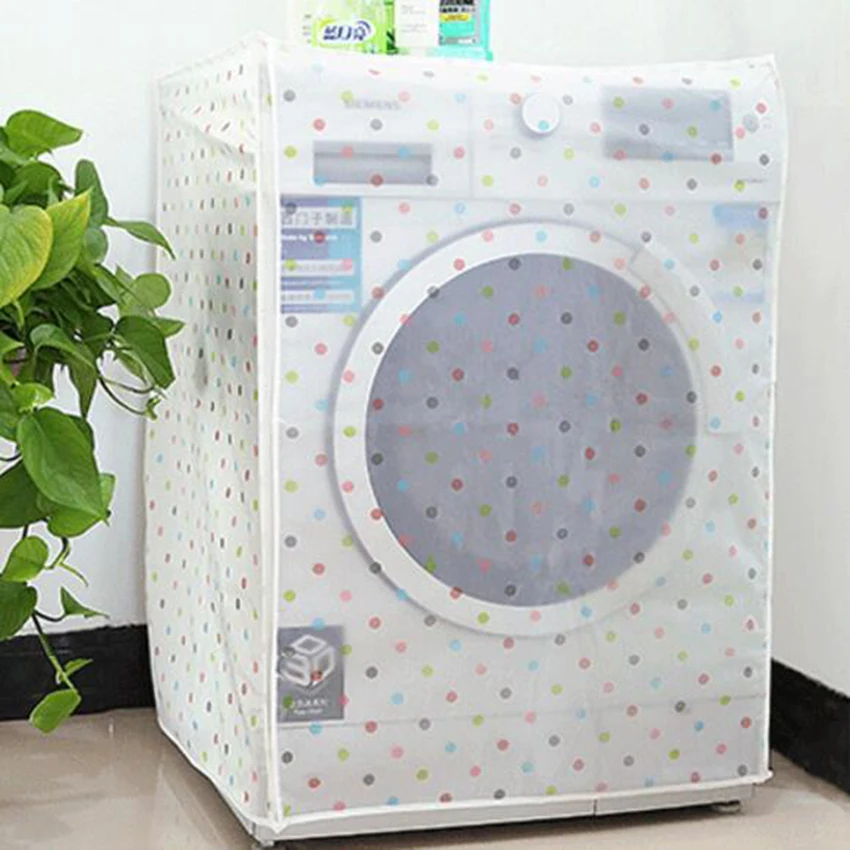 

Environmental Protection PEVA Washing Machine Cover Waterproof Sunscreen Washing Machine Dustproof Cover