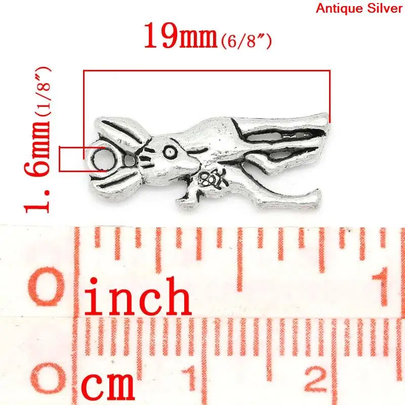 Doreenbeads амулет кулоны Sika Олень животных античное серебро 19x8 мм 100 шт новинка 2015 |