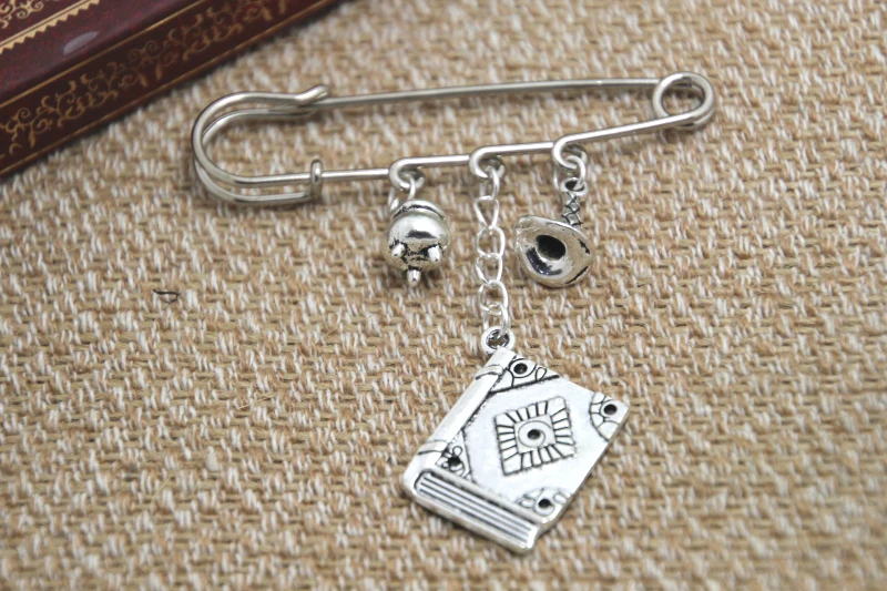 12 шт. брошь на булавке в стиле мультфильма волшебник (38 мм)|pin brooch|kilt pin broochkilt brooch |