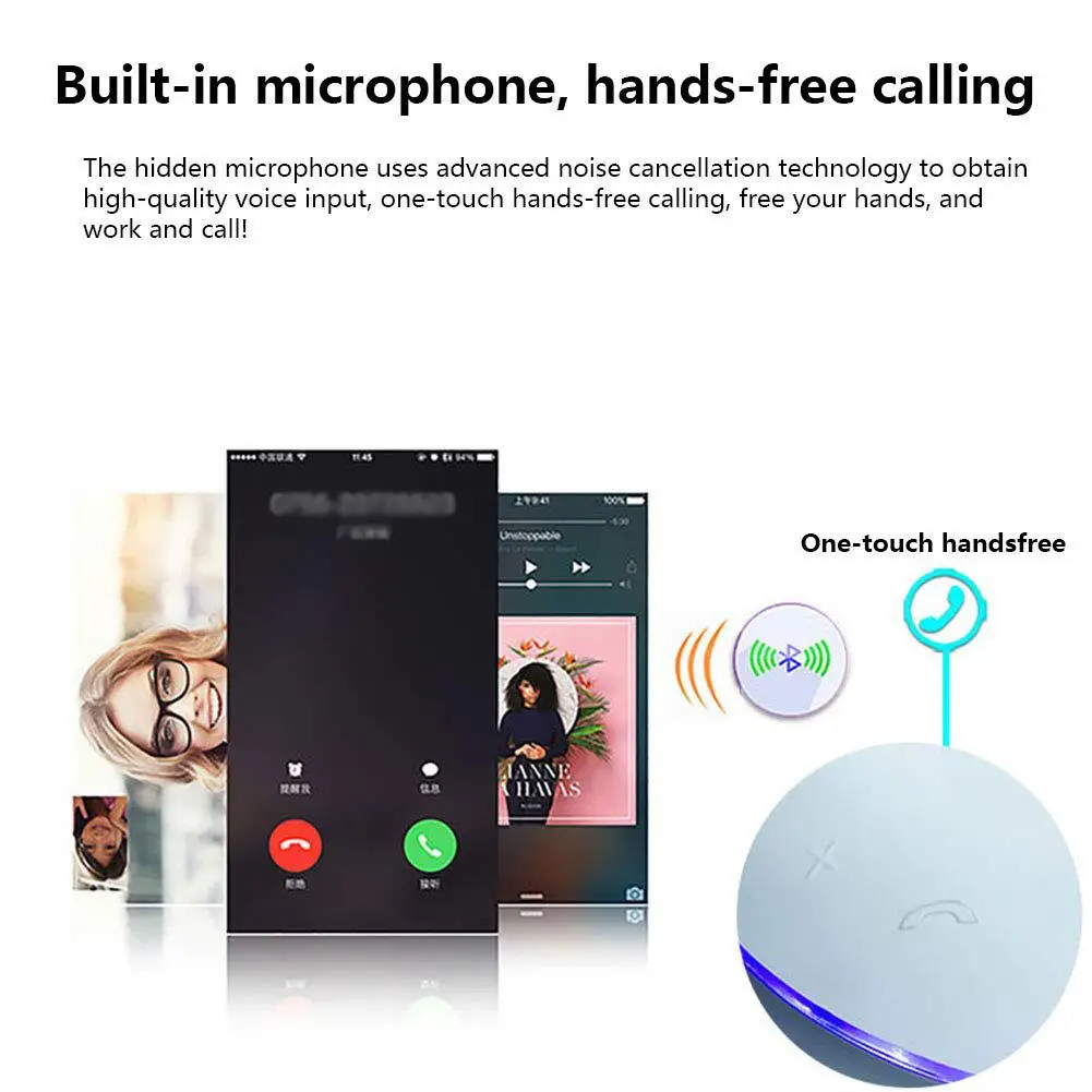 Ostart беспроводной левитационный плавающий Bluetooth динамик Магнитный аудио компьютер телефон Двойной Динамик Красочный светильник стерео сабвуфер