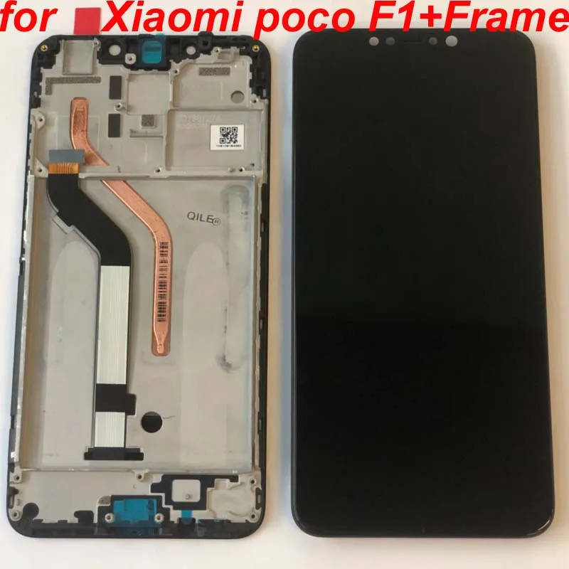 6,1" ЖК-дисплей для Xiao mi poco F1 mi poco F1 mi Pocophone F1+ сенсорный дигитайзер с рамкой с инструментами протестирован