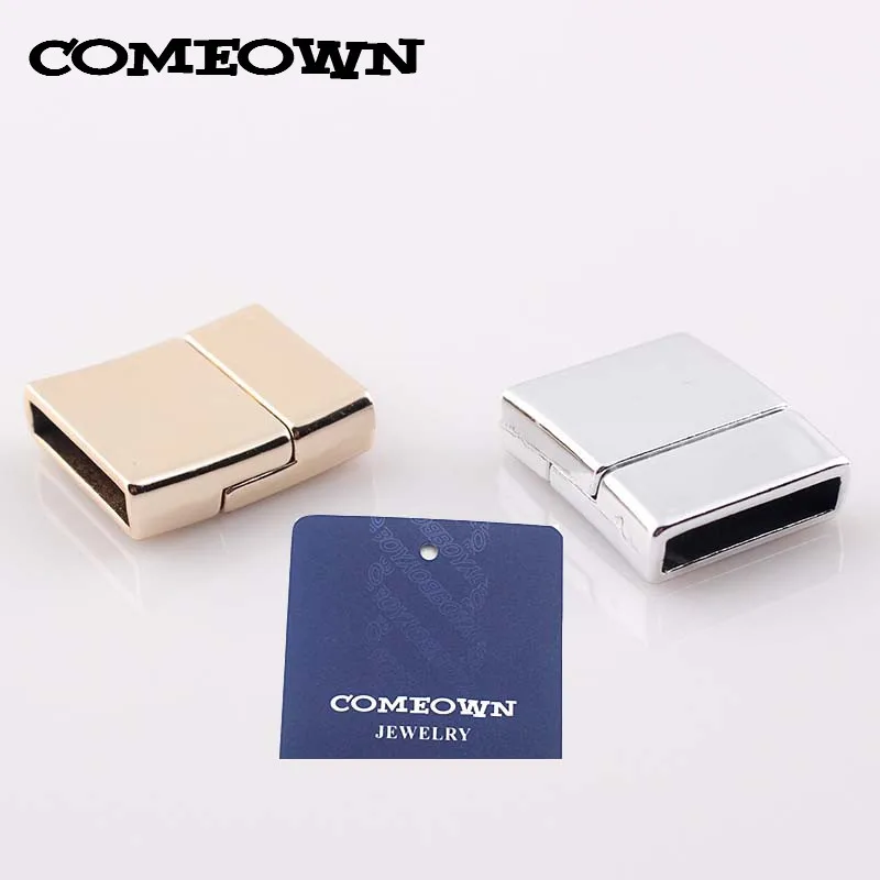 COMEOWN 5 шт. прямоугольные Arc Storng магнитные застежки внутренний размер 15*3 мм магнитный браслет застежки соединители для изготовления ювелирных изделий