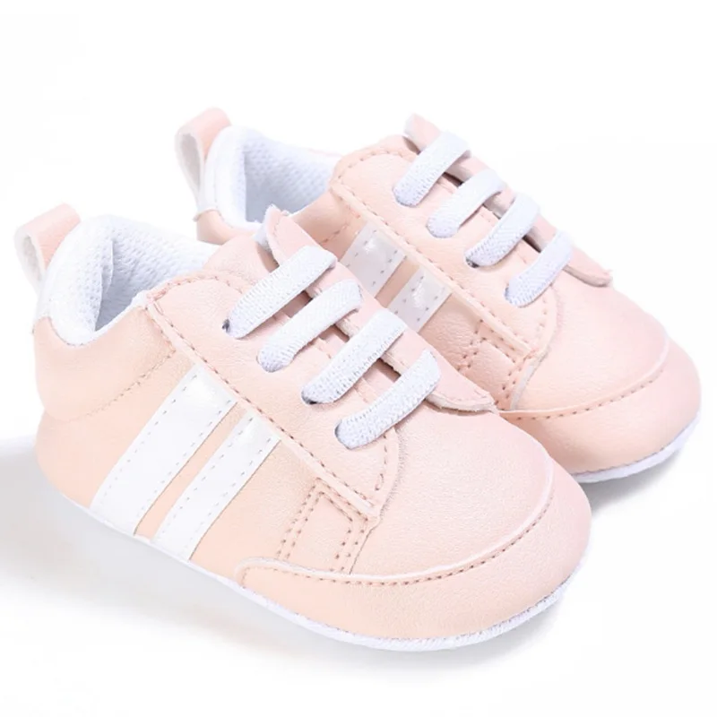 Leather Pink White Модная детская обувь; детские мокасины; утепленная теплая обувь для маленьких мальчиков; обувь для малышей; кожаная обувь для малышей; детские кроссовки - Цвет: Leather Pink White