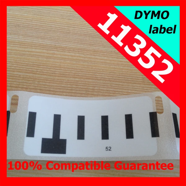 6 х Rolls Совместимость Dymo Этикетки 11352 dymo принтер бумаги бесплатная доставка B & L|label