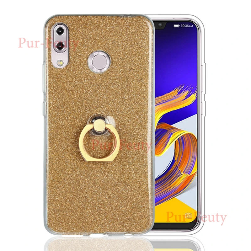 Чехол для ASUS ZenFone 5Z ZS620KL 5 ZE620KL подставка держатель Роскошный Блестящий яркий Мягкий ТПУ силиконовый чехол для Z00QD Z00QC ZS ZE 620 KL