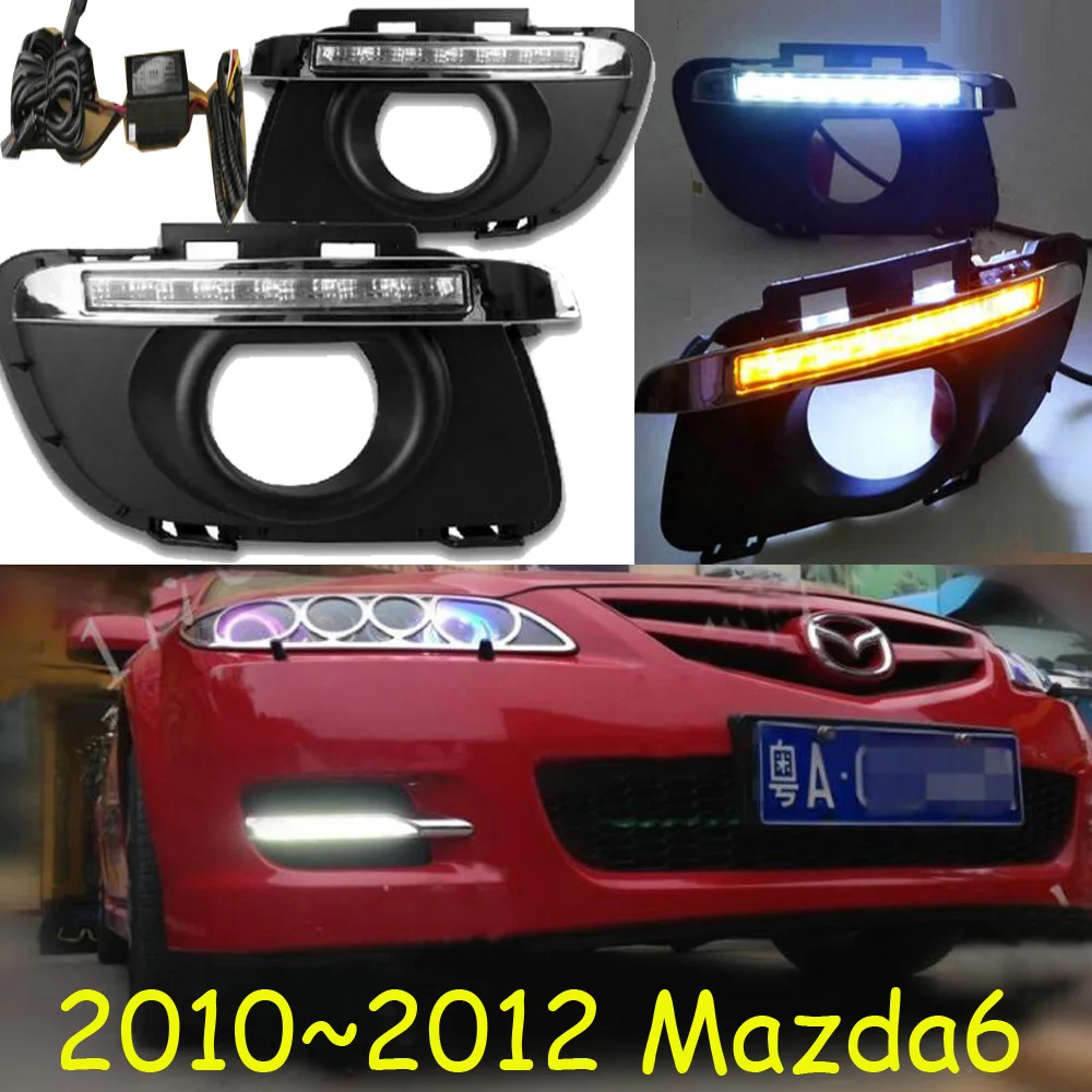 Бампер для 2006 ~ 2012 mazda 6 дневсветильник автомобильные аксессуары светодиодный ные