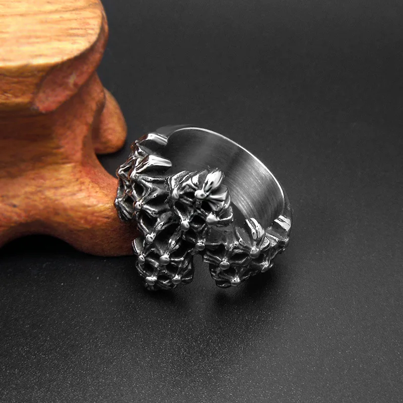 Ювелирные изделия Titanium стальное кольцо Кольцо Крест Титан стали аксессуары