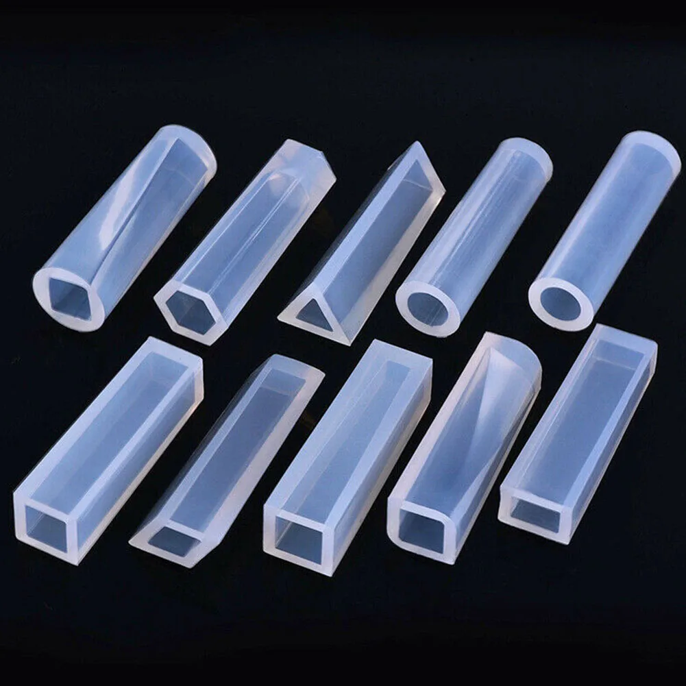 15pcs/set Resin Craft Pendant Earrings Handmade Durable Silicone Mold Geometric Tool DIY Necklace Jewelry Making Handiwork Mould