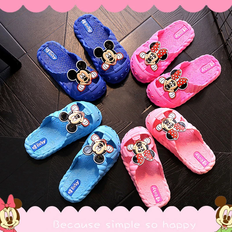 Шлепанцы для мальчиков и девочек сандалии детей пляжные шлепанцы с 3D рисунком