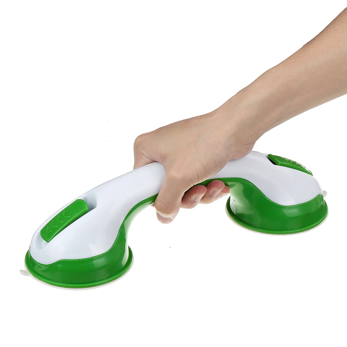 green Портативная ручка для ванной, спа, ванны, душа, поддержка безопасности, крепление на присоске, ручка-бар, Вакуумная присоска, противоскользящая поддержка - Цвет: green