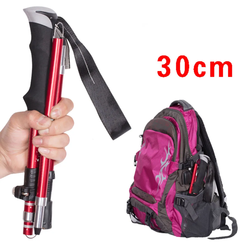 Новый Регулируемый треккинг трость палка телескопическая 4 секции костыль