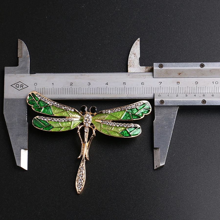 Модные шикарные очаровательные Милые Броши в виде стрекозы эмаль горный