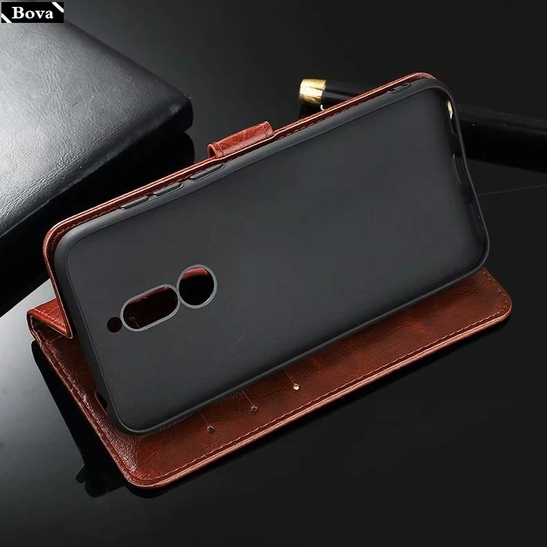 Защитный чехол для Meizu M6T держатель карт искусственный кошелек флип