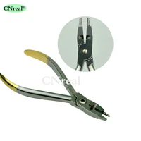 1 piece dental kim pliers with cutter for bending multi loop edgewise arch wires and 3 step loop formers