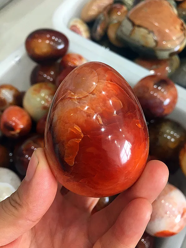 

top!!!Natural Red Carnelian Geode Crystal Quartz Agate Polished Specimen A1