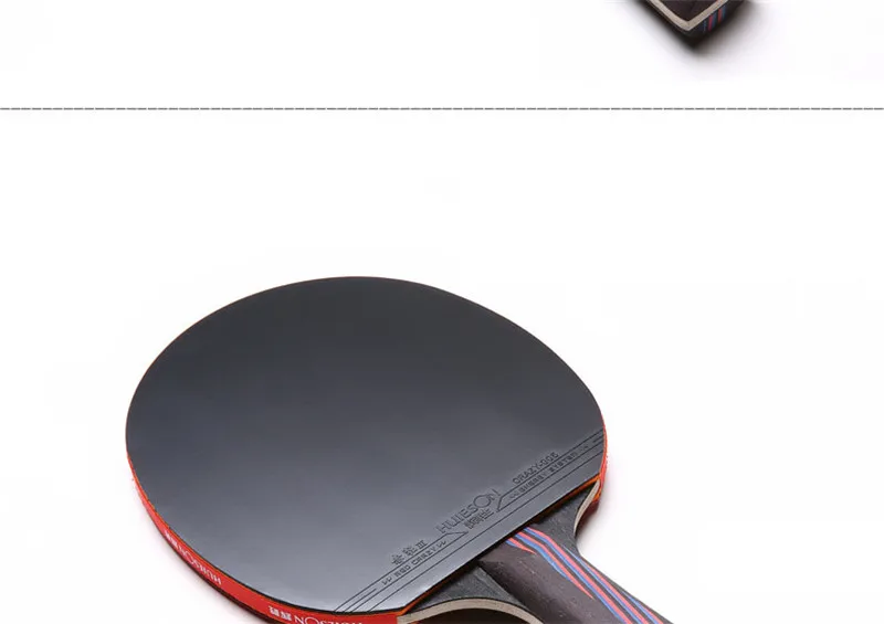 Huieson Carbon Fiber Table Tennis Racket Double Face Pimples-in Racket Rubber Table Tennis Bat with Bag Top Recommended