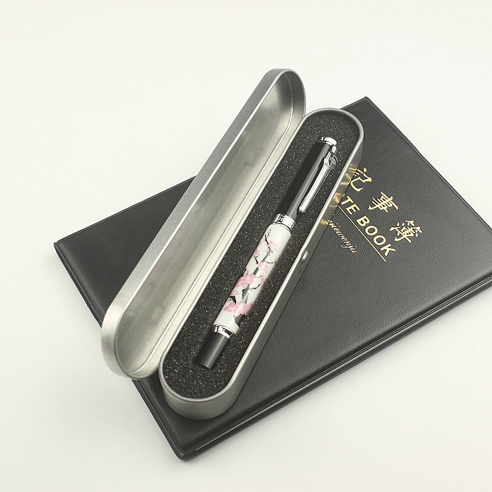 Ручка перьевая 0 5 мм 1 шт. из белого фарфора|fountain pen|quality fountain pensmetal pen |