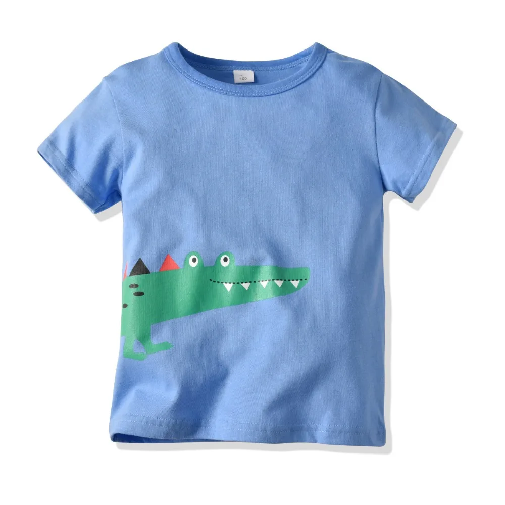 Boy cotton Floral Jumper T-shirts with Striped Pants Baby clothes Kids Clothing Summer Fashion Casual 2PCS Outfits |