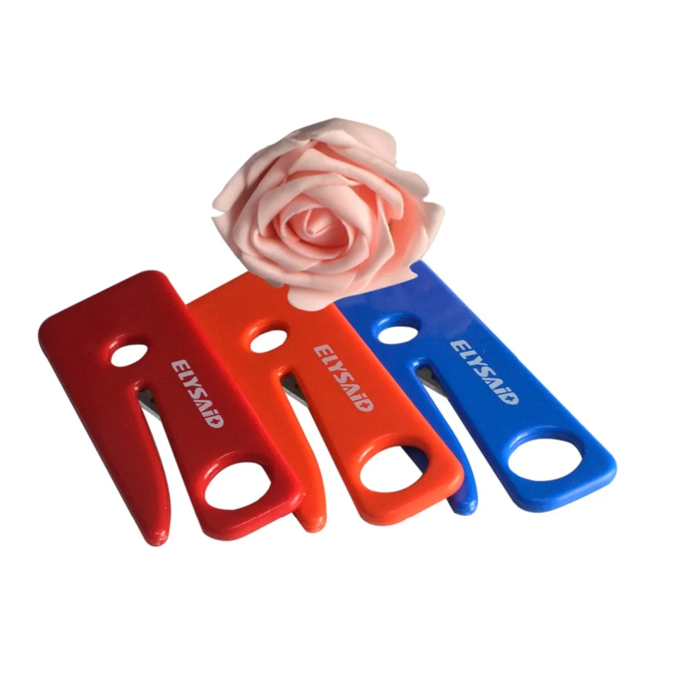 

5 шт. новый бренд ELYSAID безопасный аварийный нож для ремня безопасности для выживания на природе автомобильный спасательный нож для первой по...