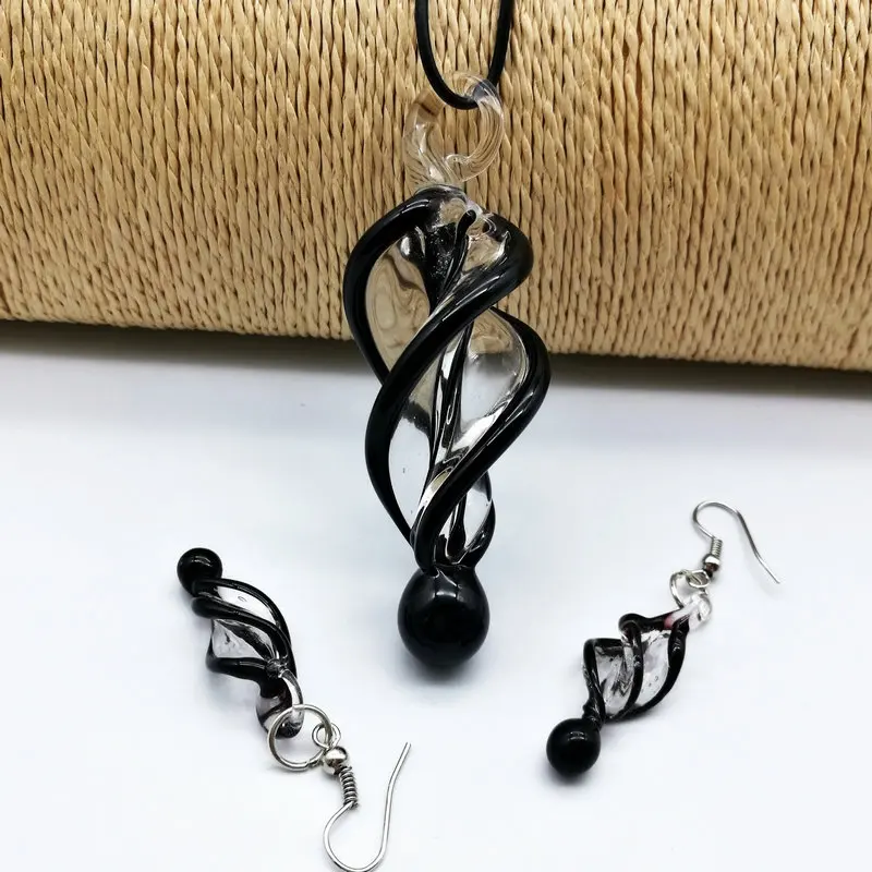 Новый ювелирный набор с бусинами комплект из 2 х дюймовых вертлюжных стеклянных