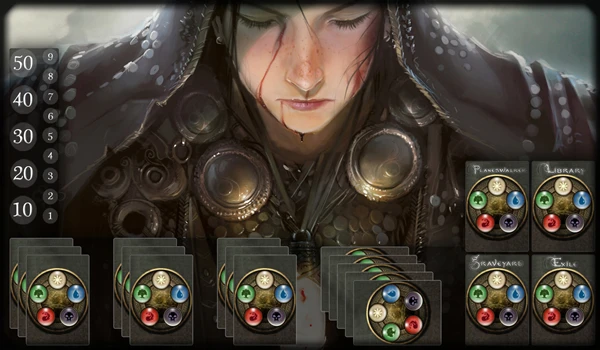 Доска magic five symbols manas zone большие настольные карты игровой коврик для мыши tcg с