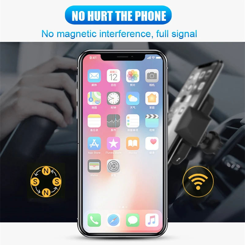 Автоматическое Индукционное Беспроводное зарядное устройство qi для iphone samsung xiaomi