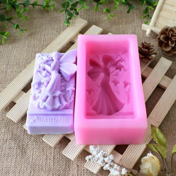 Силиконовые формы для мыла в форме феи резиновые силиконовые ручной работы