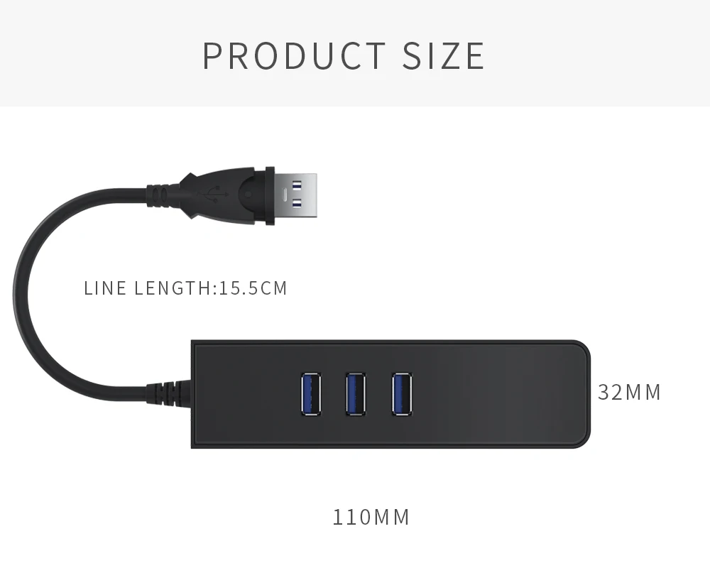 3 Порты и разъёмы USB 3,0 концентратор 10/100/1000 Мбит/с Usb для RJ45 гигабитная сетевая карта lan-адаптер с usb-разъемом Ethernet для Windows USB Ethernet адаптер