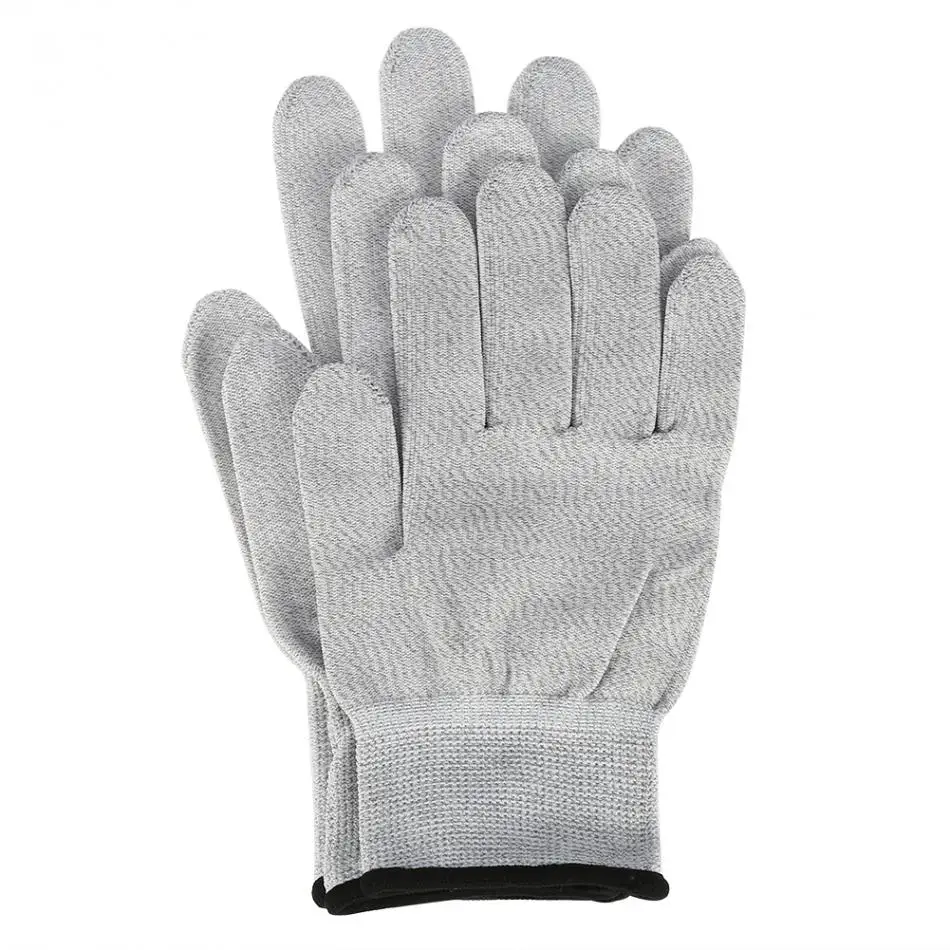 1 пара проводящие перчатки для массажа лица|tens machine|facial massagermassage glove |