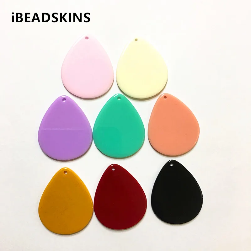 mix Новое поступление! 30x23mm100pcs/лот Акриловые Висячие Подвески для сережек/сережек аксессуары/детали для серег DIY - Цвет: mix