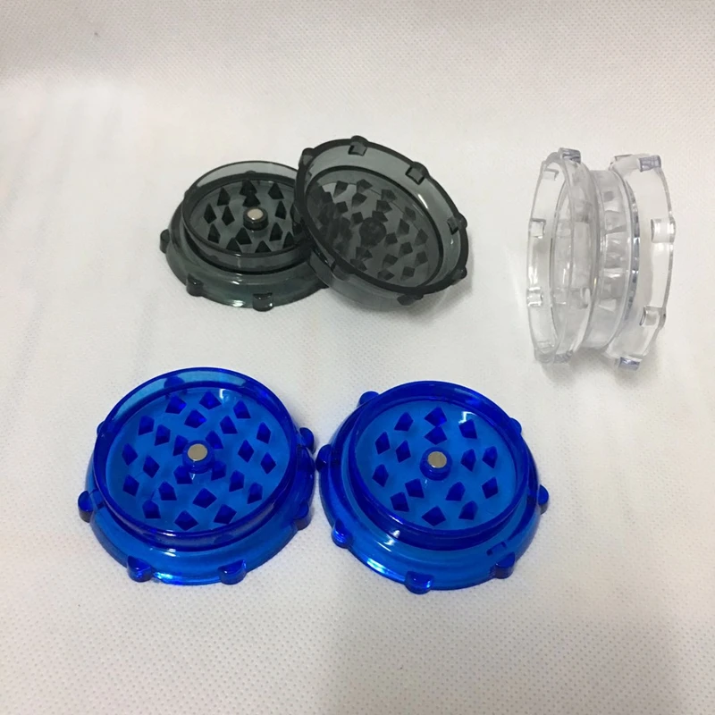 2 Слойная пластиковая акриловый Гриндер для травы сорняков табак Дым дробилка