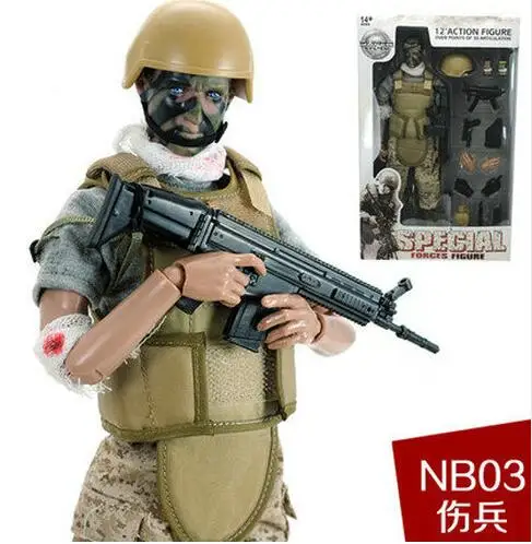 1/6 игрушка NB серии солдатики фигурки набор Униформа армейские шарнирная кукла