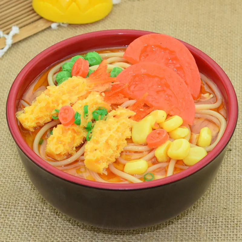 ПВХ моделирование Udon лапша ресторанная модель японская ручная вытяжка продукты из лапши украшения реквизит для фотографии декоративные хитрые игрушки