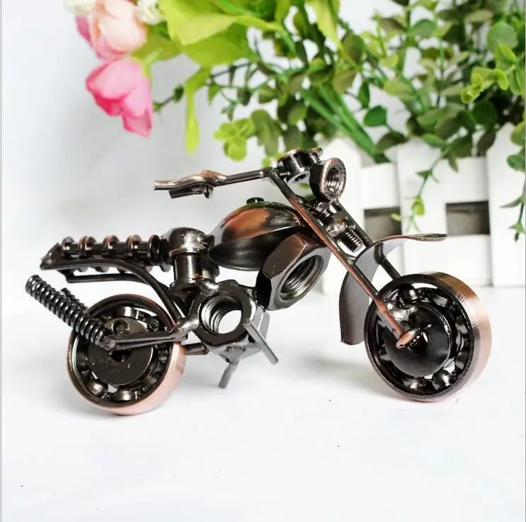 5 дюймовый модный дневной ретро миниатюрный мотоцикл ручной работы украшение для