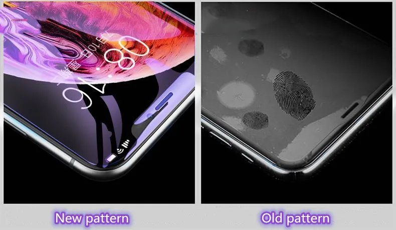 Защитное стекло-светильник синего и фиолетового цвета для iphone 6, 6 S, 7, 8 plus, X, стекло для iphone 7, 6, 8 X R, XS, Защитное стекло для экрана на iphone
